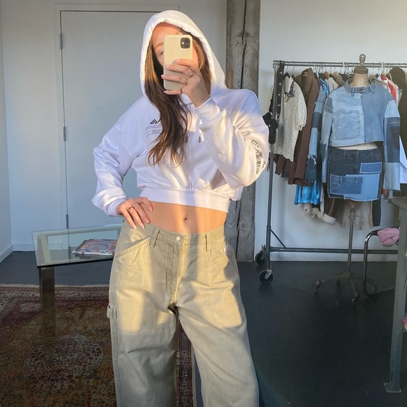 The perfect vintage 90’s cargo boyfriend slouchy relaxed fit jeans - Picture 2 of 9